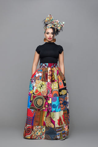 9 Ways To Wear African Print: Slay In A Skirt