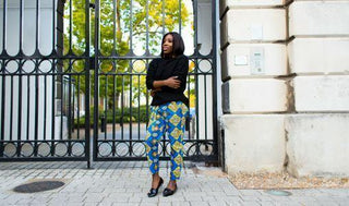 African print of the day with Christelle- An Autumn Day