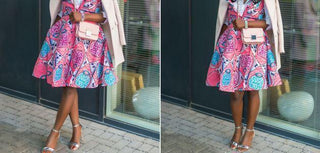 African print of the day with Christelle: Layering on trend