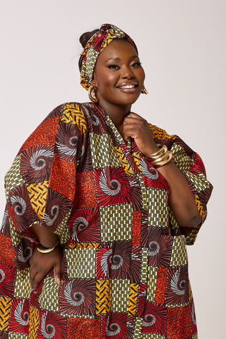 African Print Ester Kimono