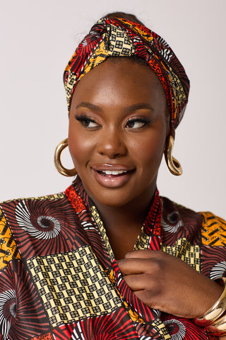 African Print Ester Headwrap