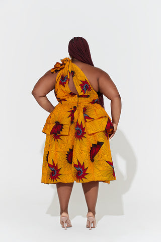 African Print Jane Dress