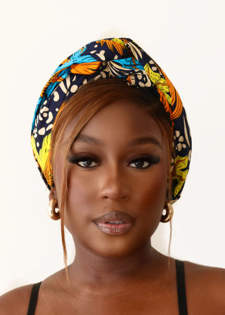 African Print Hibo Headwrap