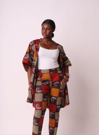 African Print Ester Trousers